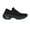 Black/Bl, variant on CUSHIONAIRE Women's Breeze Stretch Knit Slip on Athletic Shoe +Memory Foam & LiteSole Technology