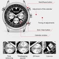 thumbnail image 6 of MEGIR Fashion Quartz Sports Chronograph Watches for Men Luminous Calendar Large Dial Wristwatch, 6 of 9