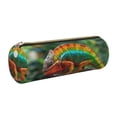 thumbnail image 1 of Disketp Chameleon Estuche Organizador de Lápices de Cuero, Estuche de Oficina con Cremallera para Bolígrafo y Lápiz, 1 of 6