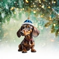 thumbnail image 5 of DQrwqpou Adorno navideño para perro dibujos animados acrílico para perro suministros para fiesta en casa (H-1), 5 of 5