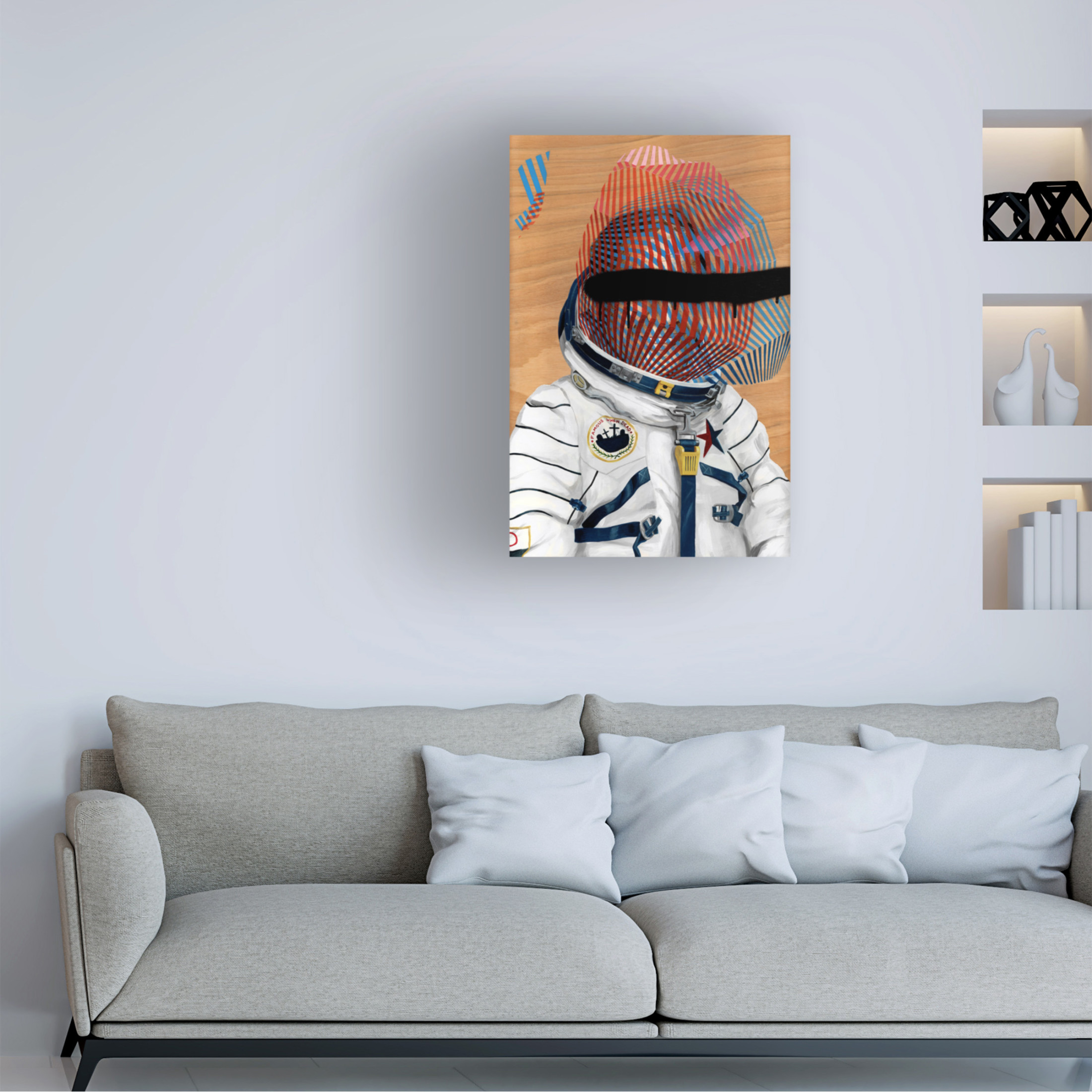 Trademark Fine Art Famous When Dead Spaceman 2 Canvas Wall Art