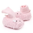 thumbnail image 6 of WZEIIOT Baby Boys Sneakers Winter Warm Soft Sole Cute Sheep Design Mid Calf Walking Shoes Boys Girls -Lined Fuzzy First Walking Shoes Us Size:5, 6 of 8