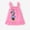 Pink, variant on Winnie the Pooh Baby Girls Dresses Graphic Sleeveless Denim Outfits Clothes for Little Girl Sizes 3M-5T Blue