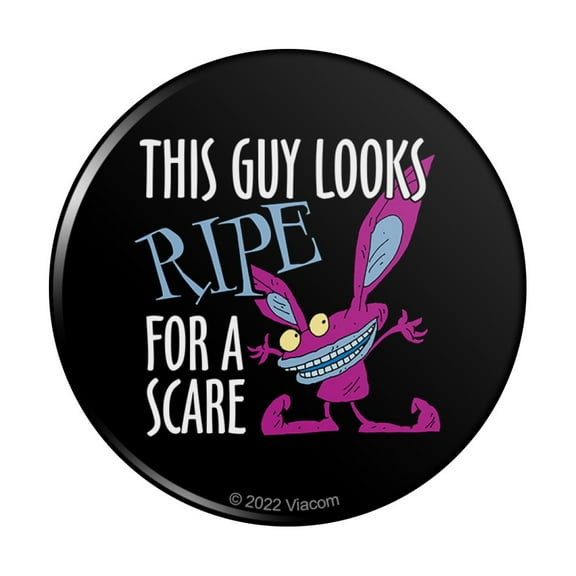 Aaaah Real Monsters Ickis Scare Pinback Button Pin