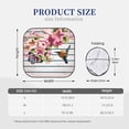 thumbnail image 3 of Kll Bird And Floral Windshield Sun Shade 2-Piece Foldable Car Front Window Sunshade For Most Sedans Suv Truck- Large, 3 of 7