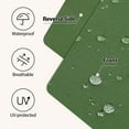 thumbnail image 6 of 25.5x25.5 Waterproof Outdoor Deep Seat Cushion for Patio Furniture Cushion Replacement, Dark Moss Green, 6 of 10