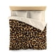 thumbnail image 1 of Leopardo Funda Nórdica, Animal Print Guepardo Queen Full Twin Microfibra Único, 1 of 3