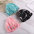 thumbnail image 5 of Bonnet de Douche, Bonnets de Douche pour Femmes, Bonnet de Douche à Double Couche Imperméable Protection des Cheveux Bonnets de Douche en EVA Réutilisables, 5 of 5