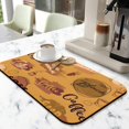 thumbnail image 2 of Efficient Anti-Slip Silicone Coffee Bar Mat - 19.5x12in, Super Absorbent Coffeeh Drying & Draining Pad - Ideal for Countertops, Coffee Machines, 2 of 7