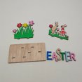 thumbnail image 4 of Decoraciones de Pascua, Decoración de madera de conejito de Pascua Decoración de madera de conejito de Pascua Decoración de madera de Pascua Construcción robusta, 4 of 11