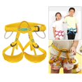 thumbnail image 4 of Arnés de escalada para , arneses de medio cuerpo, espeleología, escalada en , árbol de rappel, protección de cinturo, cuerda de seguridad con Amarillo DYNWAVEMX Niños arnés de escalada, 4 of 8