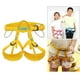 thumbnail image 4 of Cuerda de seguridad para niños Arneses de medio cuerpo de escalada Ligero para escalada en roca Rapel Árbol Proteger la cinturo Accesorios de cuerda Amarillo, 4 of 9