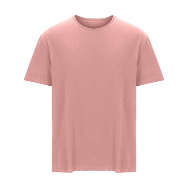 Camiseta Casual de los Hombres, Manga Corta de Ajuste Suelto Cuello Redondo para el Golf Y el Ocio, Camiseta Transpirable Ligera
