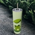 thumbnail image 6 of Frog Tumbler, Frog Gifts for Women/Frog Lovers, Frog Cup/Coffee Mug/Water Bottle, Cute Coffee Tumbler/Mugs for Women,Unique Kawaii Frog Stuff/Decor/Accessories/Things, 20 Oz Tumbler with Lid and Straw, 6 of 6