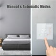 thumbnail image 3 of Thermostat for Home with Touchscreen Color Display, Smart Thermostat Voice Control 7day/8period Programmable, Energy Saving, C Wire Required, Screen Size 2.8", 3 of 7