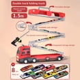 thumbnail image 3 of AJZIOJIRO Toddler Remote Control Car Toys for 3 4 5 6 7 8 Years Old Boys, Deformation Toys Car Carrier Vehicle Toy Set- Open 45 "Driveway, 3 of 12