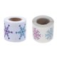 thumbnail image 1 of KAKOWELY 2 rollos de pegatinas navideñas de copos de nieve, hechas a mano, para sellar y decorar (estilo aleatorio), 1 of 4