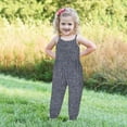thumbnail image 3 of Utoimkio Clearance Baby Cute Summer Overall Rompers for Girls Kids Backless Harem Strap One Piece Jumpsuit Toddler Pants Size 1-6Y, 3 of 5