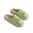 thumbnail image 5 of ZELAND Unisex Halloween Pumpkin Ghost Warm Winter Cotton Slippers for Couples - Thick Sole, Anti-Slip, Indoor House Shoes, 5 of 5