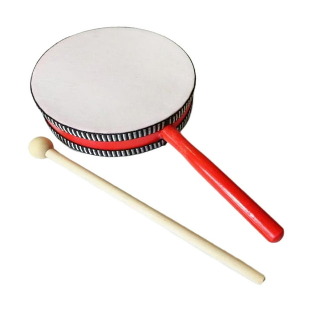 lionlar 6 Pouces Enfants Tambour Percussion Instruments Jouets pour la Maison Partie Fournitures Enfants Rouge