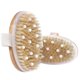 thumbnail image 1 of 2 Pcs Dry Brushing Body Brush Bath Brush Natural Bristle Gentle Exfoliating For Softergentle Massage Nodes For Treatment Improves Lymphatic Function, 1 of 5