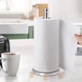 thumbnail image 5 of Paper Towel Holder Countertop, Standing Paper Towel Roll Holder for Kitchen Bathroom, Paper Towel Holder Stand, Stainless Steel Paper Towel Holder, 5 of 5