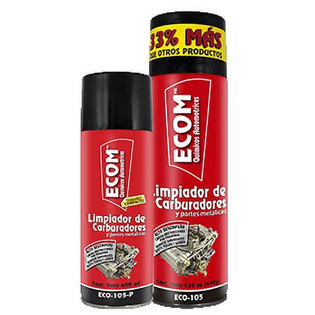 Limpiador de Carburadores y Partes Metalicas 530ml ECOM