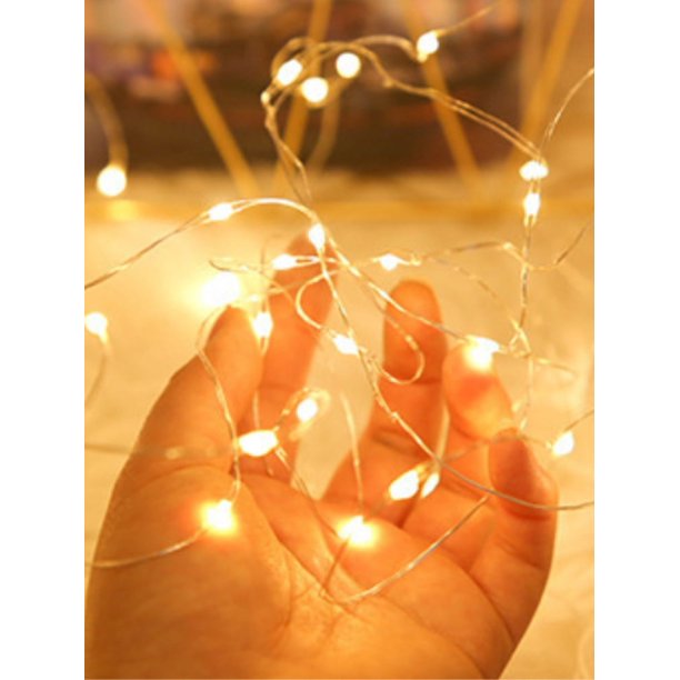3M 30Led Fairy Lights Copper Wire String Holiday Outdoor Lamp Garland Luces For Christmas Tree Wedding Party Decoration