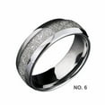 thumbnail image 1 of Stainless Steel Ring Jewelry Delicate Rings Dressing Up Decorative Accessory for Wedding Engagement Party Daily Working Silver Size 6, 1 of 1