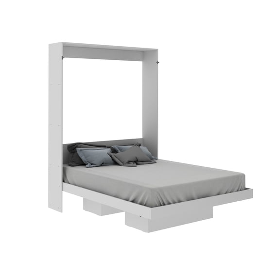 Cama Matrimonial Abatible Multifuncional PDC-07 Blanco