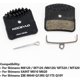 thumbnail image 5 of Cooling Disc Brake For Pads M8120 M7120 M6120 MT520 Compatible Replacement (1 Pair), 5 of 5