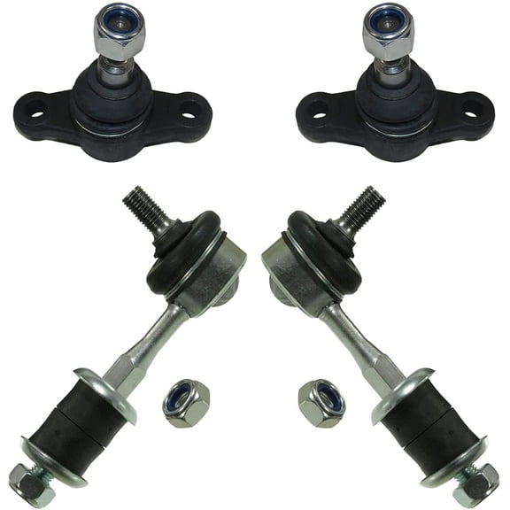 Detroit Axle - Front 4pc Suspension Kit for Hyundai Sonata XG300 XG350 Kia Optima Amanti Magentis, Sway Bar Links Lower Ball Joints Replacement
