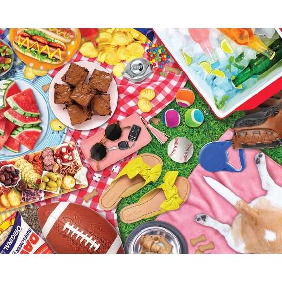 Springbok 1000 Piece All American Picnic Jigsaw Puzzle for Adults