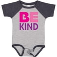 thumbnail image 3 of Inktastic Be Kind Logo in Pink and Purple Boys or Girls Baby Bodysuit, 3 of 5