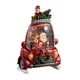 thumbnail image 5 of Globo de nieve musical navideño con forma de carroza y farol, caja de música con figura brillante de Papá Noel. Centro de mesa de resina acrílica PC, Coche de Navidad, 5 of 9