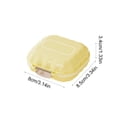 thumbnail image 3 of Compartmentalized Jewelry Storage Box Portable Storage Box For Earrings Necklaces Rings And Medicines When Traveling, 3 of 6