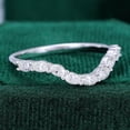 thumbnail image 3 of Empire Jewelry 1.8 Ct Oval Cut Diamond Rings - 14K White Gold Plated Rings - Bypass Causal Daily Wear Rings for Women - Swirl Party Wear Diamond Rings - Bridal Stacking Engagement Diamond Rings, 3 of 6