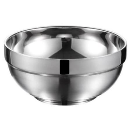 

Double Layer Insulation Stainless Steel Bowls Salad Bowl Deep Dish Tableware