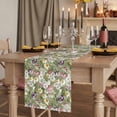 thumbnail image 2 of Table Runners 72 Inches Long Dress Scarves, Sage Green Botanical Farmhouse Kitchen/Dining Table Runner, Coffee Tablerunners, Spring Floral Summer Botanical Vintage 18x72 Inch, 2 of 9