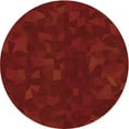 thumbnail image 1 of Ahgly Company Machine Washable Indoor Square Transitional Cranberry Red Area Rugs, 3' Square, 1 of 7
