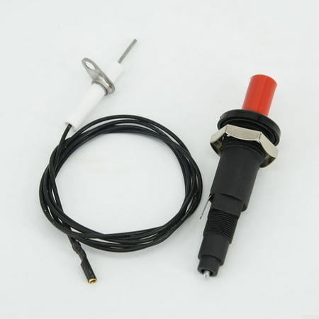 

1 Out 2 Piezo Spark Ignition BBQ Grill Push Button Igniter Set For Stove Gas