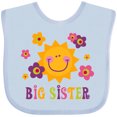 thumbnail image 3 of Inktastic Sunny Big Sister Girls Baby Bib, 3 of 4