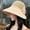 Khaki, variant on Summer Sun -Shade Fisherman Hat Female New Sweet Big Hat Brim, Sun Hat, Plain Face, Face Bow Hat