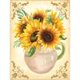 thumbnail image 1 of 5D diamante pintura DIY girasol completo redondo diamante mosaico Tmvgtek Arte deco, 1 of 9