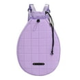 thumbnail image 4 of Mochila de tenis Zulema gran capacidad con correa ajustable bolso bandolera de poliéster Púrpura, 4 of 8