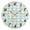 Gold, variant on Lemons on Plaid Round Wall Clock Battery Operated Silent Non-Ticking Bedroom Office Kitchen Home School Decor 10"(Gold)