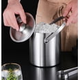 thumbnail image 4 of Cubitera para hielo TUNC de acero inoxidable de doble pared con tapa 1,4 litros, 4 of 5