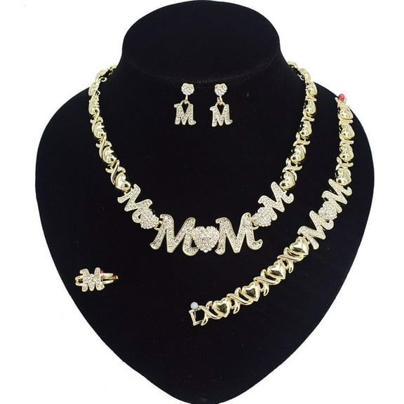 JoeytheJewelryNY HUGS &KISSES xo mom set gold Plated #88