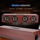 thumbnail image 4 of Altavoz FM, altavoz Bluetooth de madera W8 de 12 W, altavoz Bluetooth inalámbrico, integración perfecta, 4 of 10