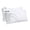 White, variant on Oversize Pillow Case by Gravity Sleep. Extra Large Extra Tall Extra Wide 100% Cotton Pillowcase. 25Wx34L 300 Thread Count (2- Pack Queen White)